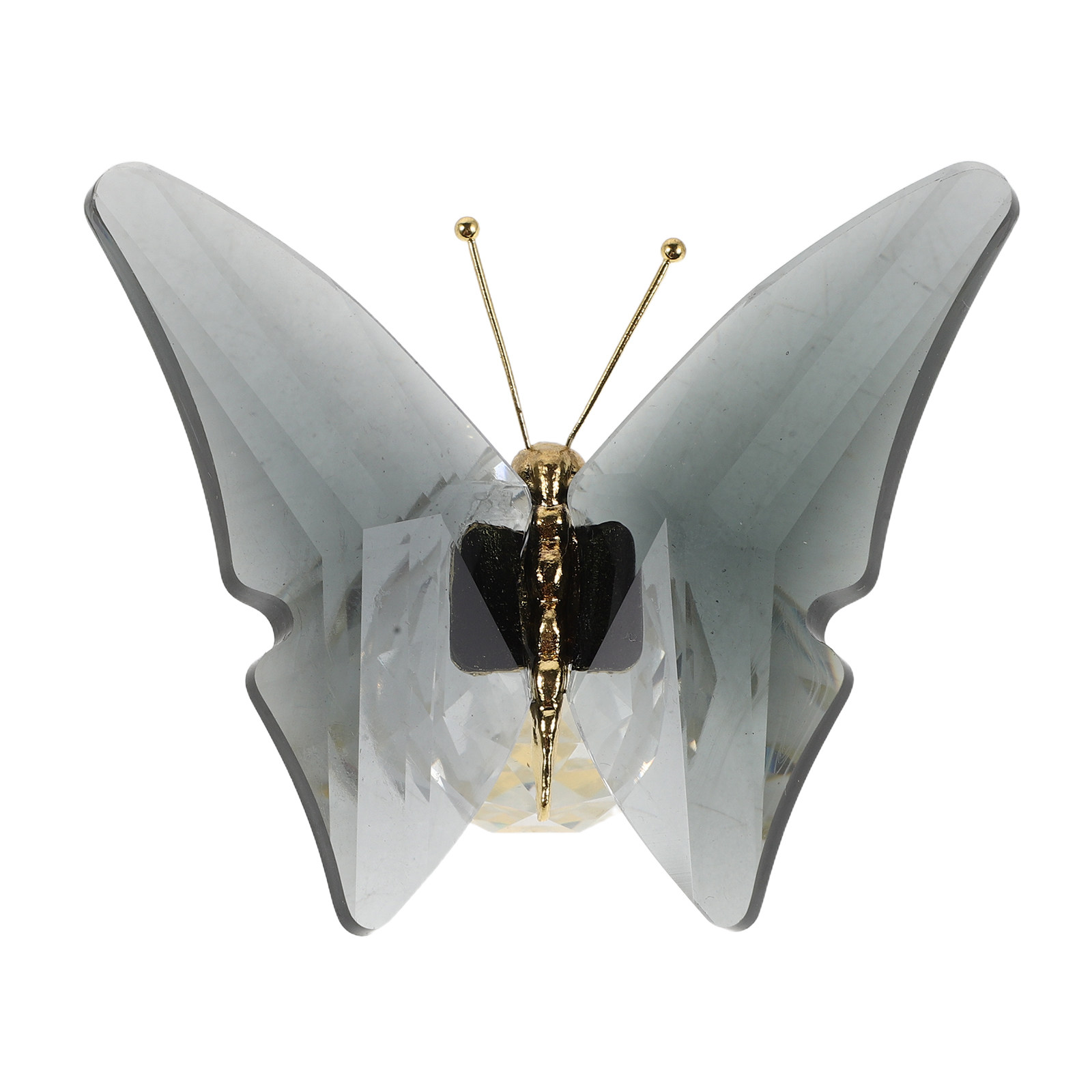 Paper Weight Crystal - ที่ทับกระดาษรูปผีเสื้อแก้วคริสตัลบนฐานลูกบอลสำหรับตกแต่งโต๊ะทำงานและโต๊ะ