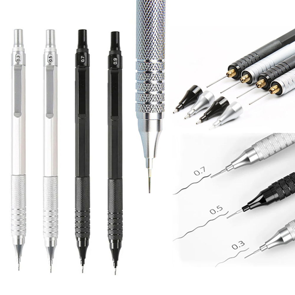 0.3 0.5 0.7 0.9 2.0 มม.วาดดินส - Mechanical Pencil 0.3 บทวิจารณ์และราคา