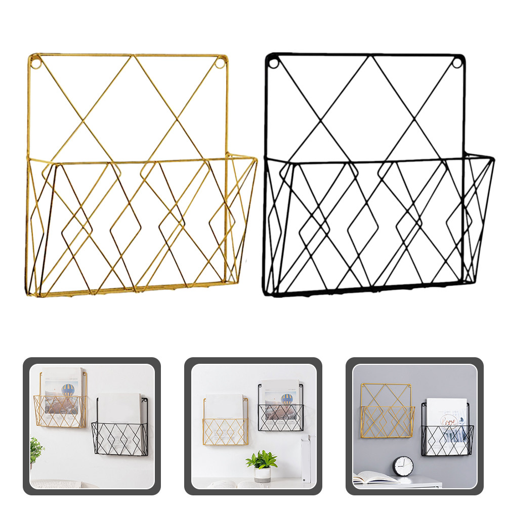 ที่เก็บเอกสารติดผนังโลหะคุณภาพ - Magazine Holder Rack บทวิจารณ์และราคา