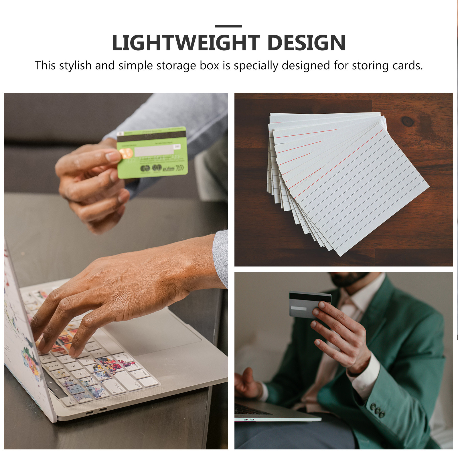 กล่องเก็บแฟ้มการ์ดดัชนี 4 ชิ้น - Index Card Holder บทวิจารณ์และราคา