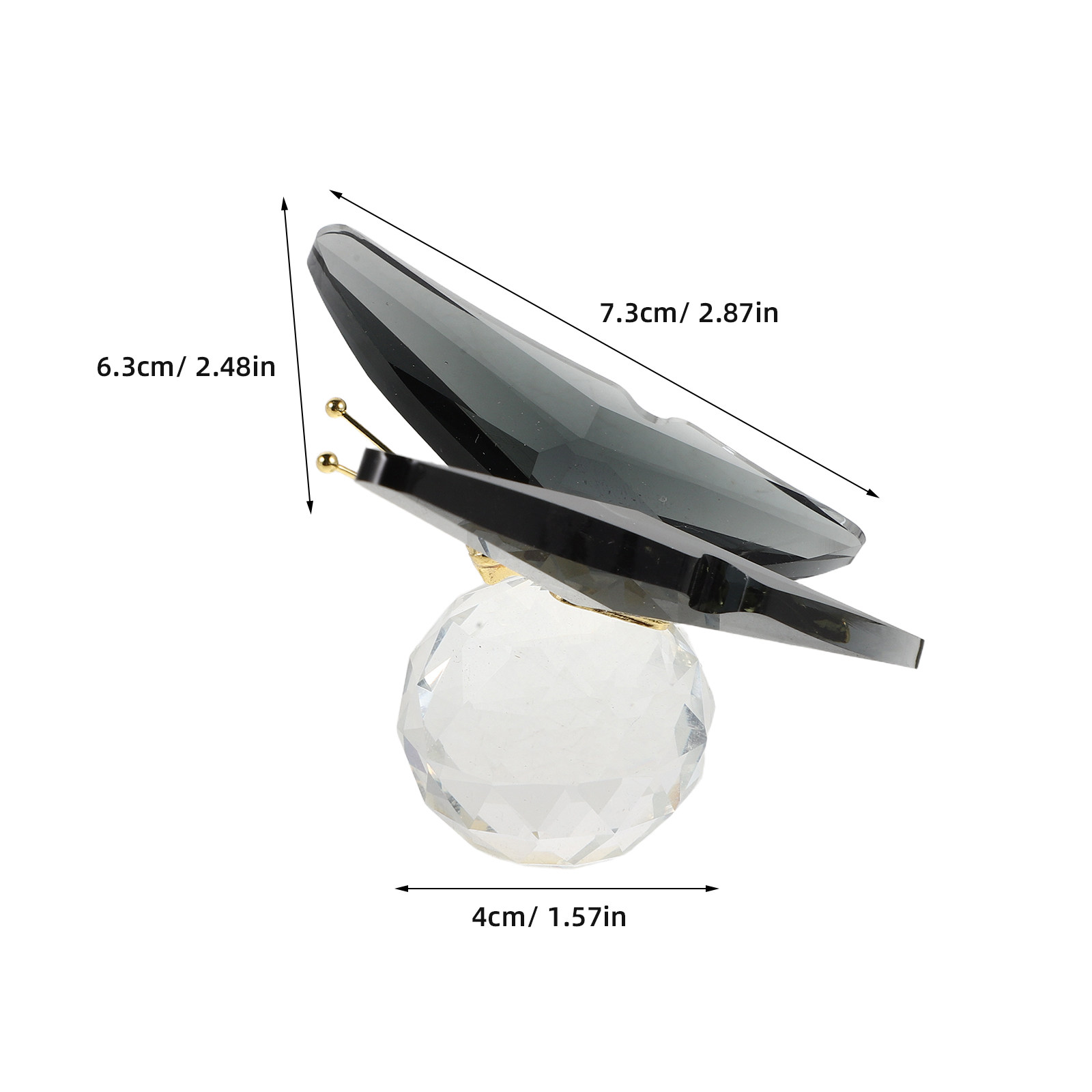 ที่ทับกระดาษรูปผีเสื้อแก้วคริส - Paper Weight Crystal บทวิจารณ์และราคา