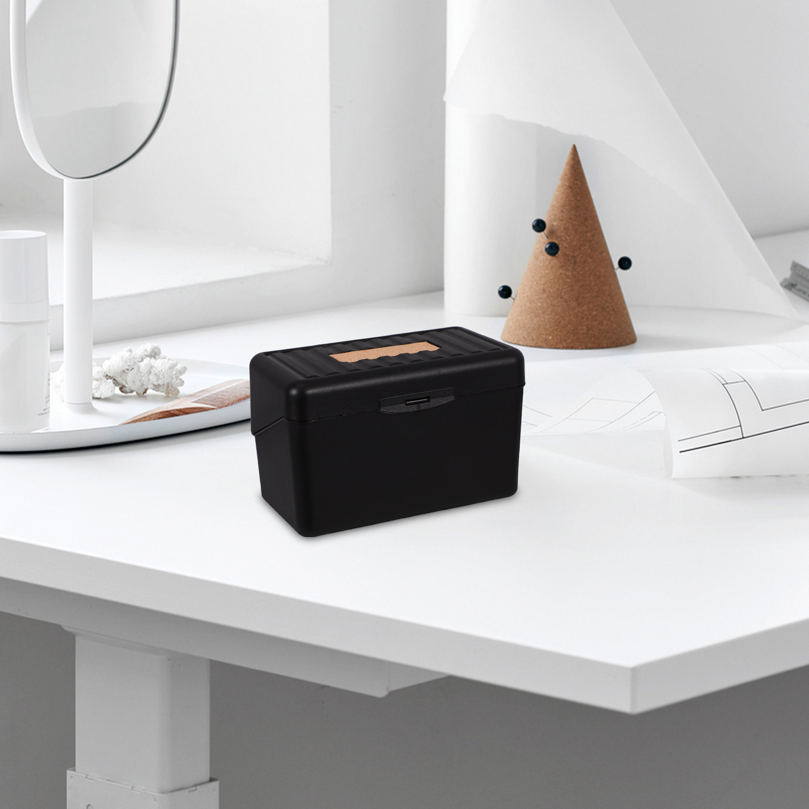 กล่องใส่บัตรอินเด็กซ์แบบพรีเมี - Index Card Holder บทวิจารณ์และราคา