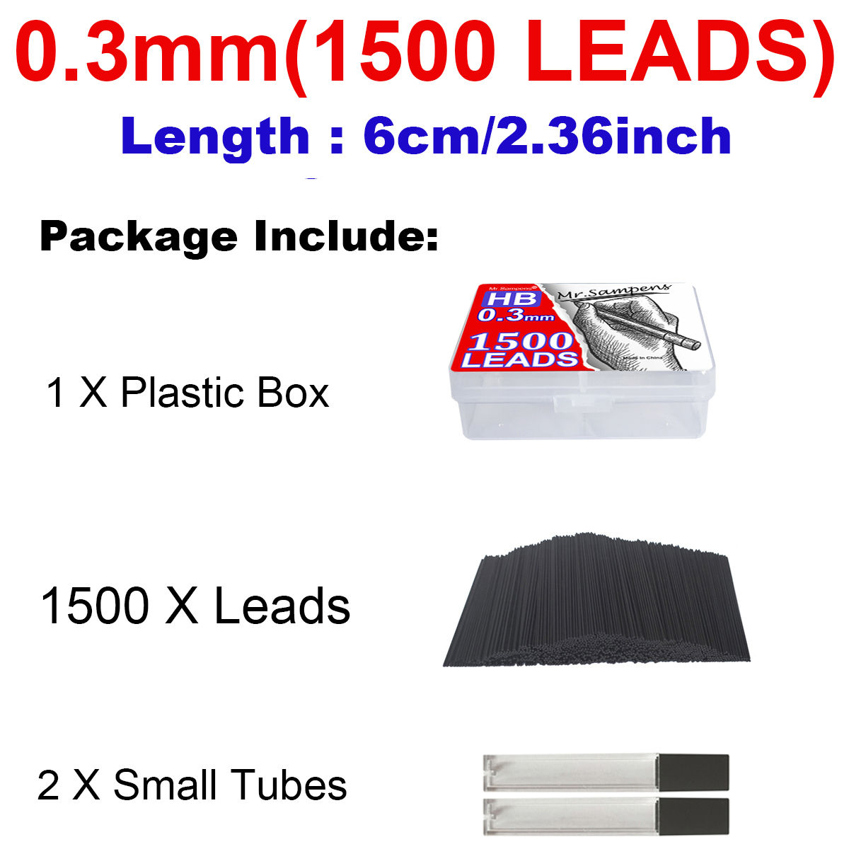 1500-Pack 0.3 มม.HB ดินสออัตโน - Mechanical Pencil 0.3 บทวิจารณ์และราคา