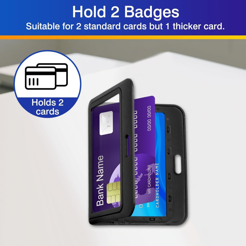 ที่ใส่บัตรประจำตัวพลาสติกแข็งแ - Index Card Holder บทวิจารณ์และราคา