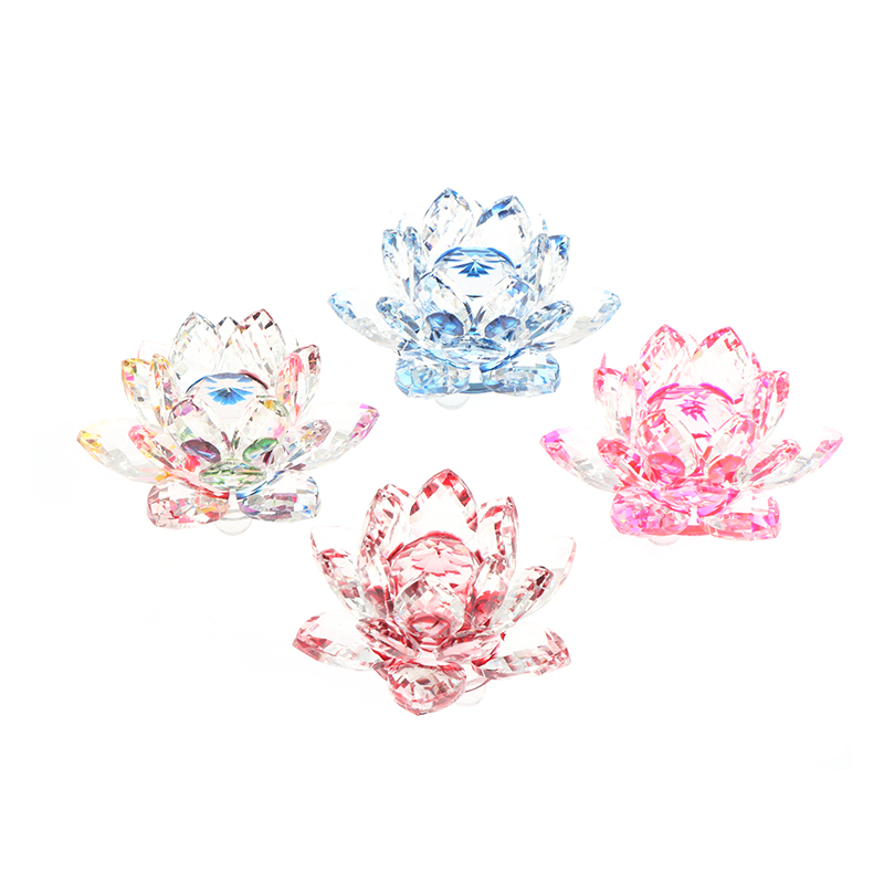 60มม.ควอตซ์คริสตัลโลตัสดอกไม้ง - Paper Weight Crystal บทวิจารณ์และราคา
