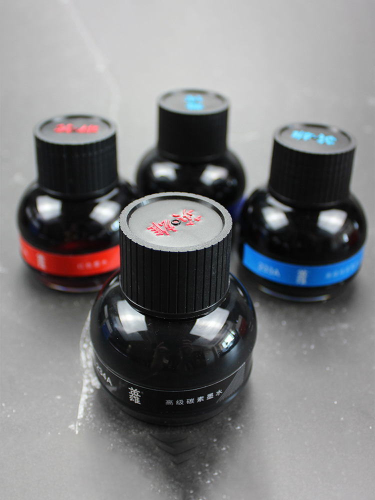 หมึกฮีโร่สำหรับเขียนและคัดลายม - Fountain Pen Bottled Ink บทวิจารณ์และราคา
